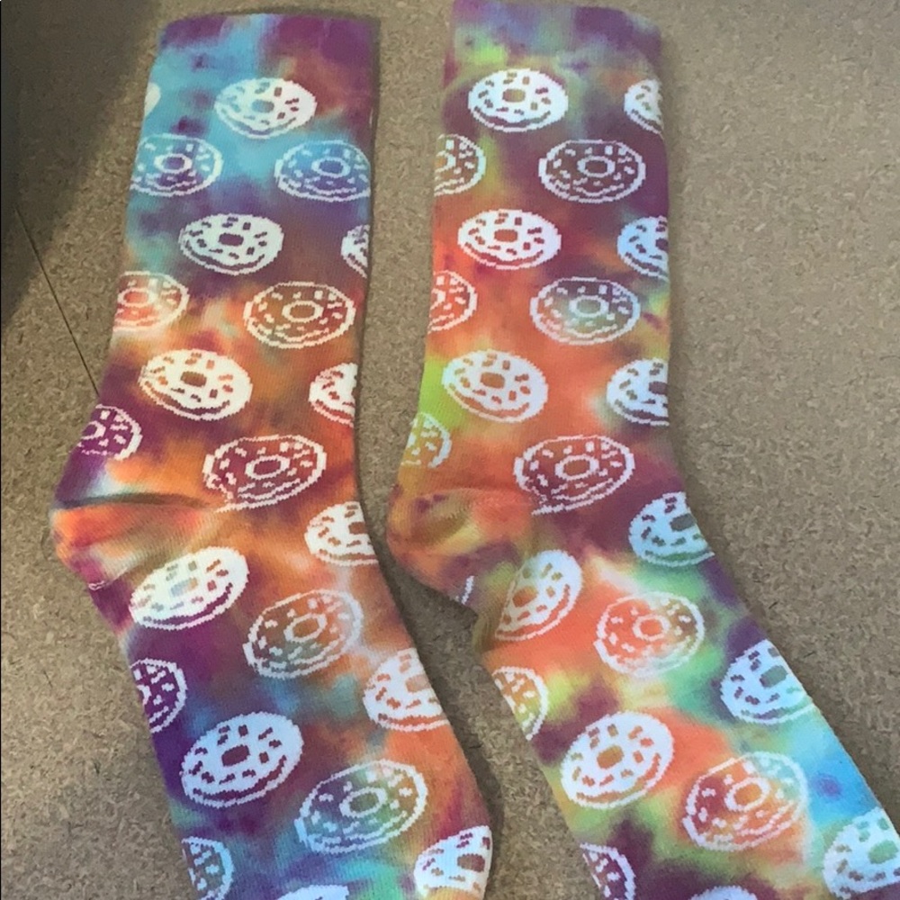 Tie dye socks